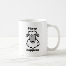 Sheep happens mug