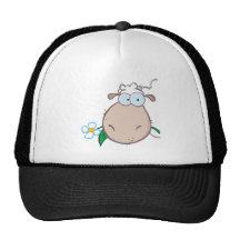Sheep Head Cartoon Character Hats
