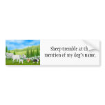 Sheep Herding Dog Bumper Sticker