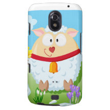 Sheep in spring  from the circle series samsung galaxy nexus cover