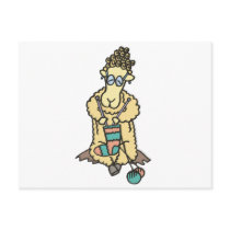 Sheep Knitting Postcards