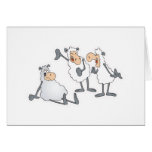 sheep making fun card