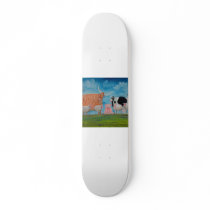 sheep pig highland cow skate boards