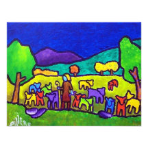Sheep Roundup by Piliero Custom Invites