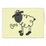 Sheep Says Baa T-shirts and Gifts Greeting Card