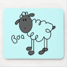 Sheep Says Baa T-shirts and Gifts Mousepad