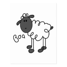 Sheep Says Baa Tshirts and Gifts Postcard
