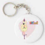 sheep sharing gifts key chains