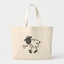 Sheep Stick Figure Bag