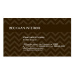 Sheer Chevron Business Card