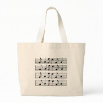 Sheet Music Tote Bag