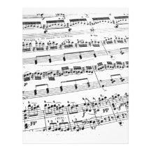 Sheet Music Personalized Letterhead