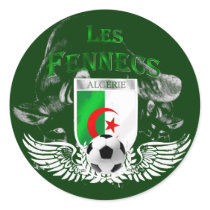Sheet of 20 Algerie Les Fennecs Algeria Stickers