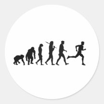 Sheet of runners stickers for running clubs