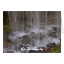 Sheet of Water Sympathy Card