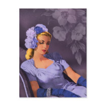 Sheila - 1940s Evening Wear in Lavender and Mauve