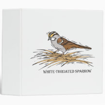 Shelka Sparrow 3 Ring Binders