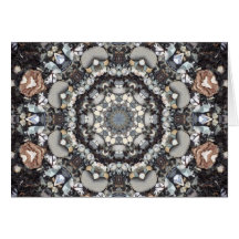 Shell Beach Mandala Card