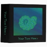 Shell bleu et vert. Conception d'art abstrait
