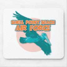 Shell dirigent l'ARMÉE DE L'AIR de plage Tapis De Souris
