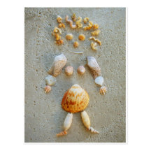 Shell Girl Postcards