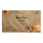 shell, seaside, beach business card