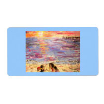 shell seekers art labels