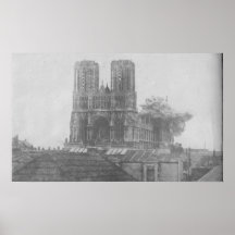 Shelling of the Rheims Cathedral Posters