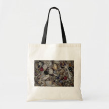Shells of the Caribbean and Pacific Shell Canvas Bag