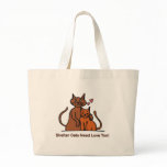 Shelter Cats Need Love Too! Canvas Bags