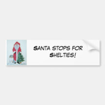 Sheltie Bumper stocker Bumper Sticker