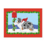 Sheltie Christmas Mail Blue Merle Postcards