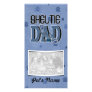 Sheltie DAD Photo Card Template