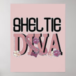 Sheltie DIVA Poster