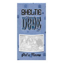 Sheltie DUDE Photo Card Template