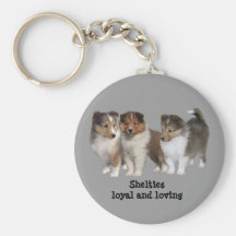 Sheltie Keychain