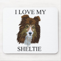 SHELTIE Love! Mousepads