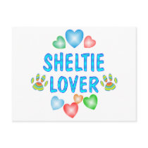 SHELTIE LOVER POST CARD