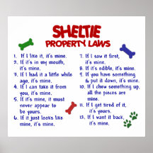 SHELTIE PL2 POSTER
