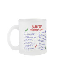 SHELTIE Property Laws 2 Mugs