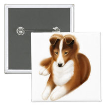 Sheltie Puppy Pin