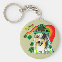 Sheltie St. Patricks Day Key Chains