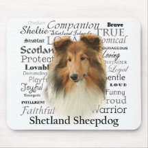Sheltie Traits Mousepad