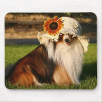 Sheltie with Hat Mouse Mats