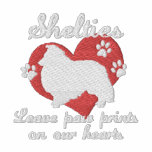 Shelties Leave Paw Prints embroidered shirts