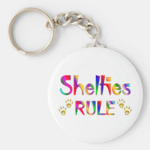 Shelties Rule Keychains