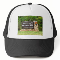 Shenandoah National Park North Entrance Sign Mesh Hats