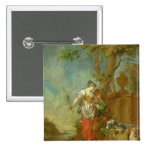 Shepherd and Shepherdess Buttons