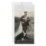 Shepherd With Lamb and Border Collie Photo Card Template