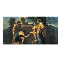 Shepherds In Arcadia (Et In Arcadia Ego), Photo Greeting Card